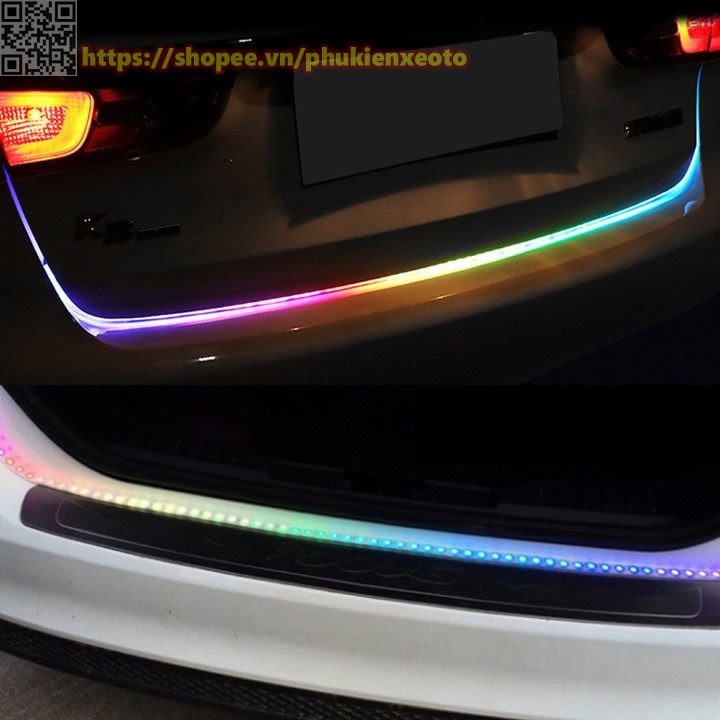 Đèn Led cốp ô tô xe hơi 12v 7 màu nhiều hiệu ứng