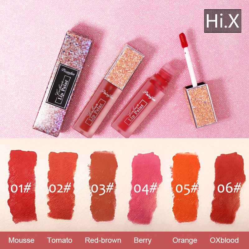 [Hàng mới về] Son kem nhung lì chống nước lâu trôi 6 màu tùy chọn | BigBuy360 - bigbuy360.vn