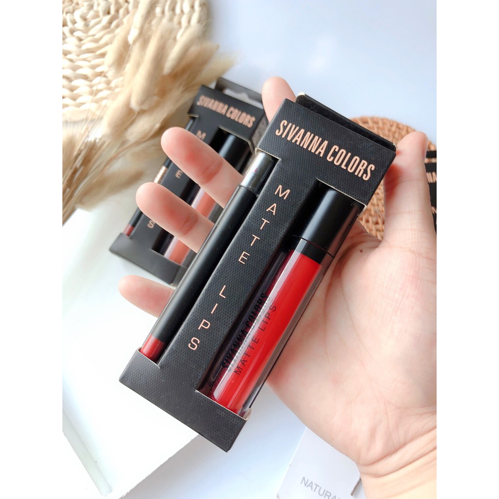 (HÀNG AUTH) Son Kem Lì Sivanna Colors Matte Lips | BigBuy360 - bigbuy360.vn