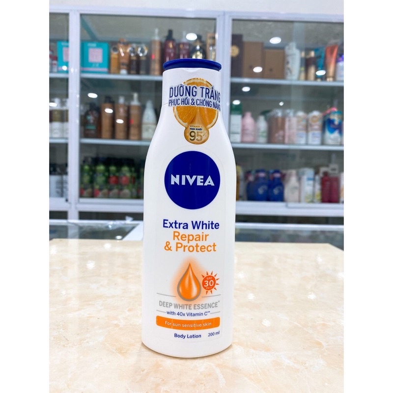 Sữa Dưỡng Thể Nivea Dưỡng Trắng Da Chống Nắng Hàng Chính Hãng Công Ty