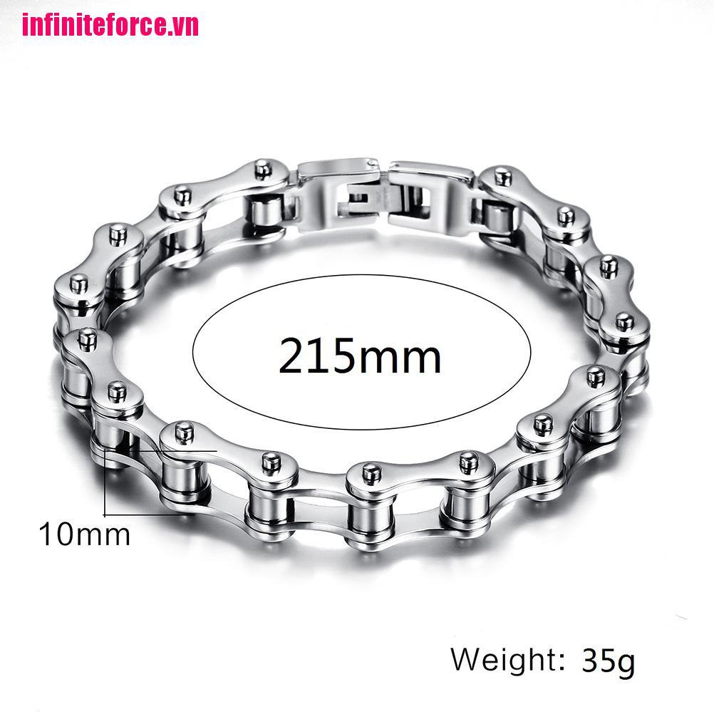 Vòng Tay Thép Không Gỉ 8.5 &quot;Phong Cách Punk Cá Tính