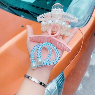 (TÚI ZIP) SET 5 NGOẶM TÓC HÀN QUỐC MẪU MỚI