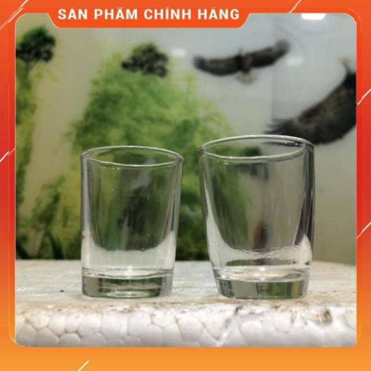 CHÍNH HÃNG -  Bộ 12 ly nhót uống rượu thủy tinh cao cấp,chén uống rượu thủy tinh