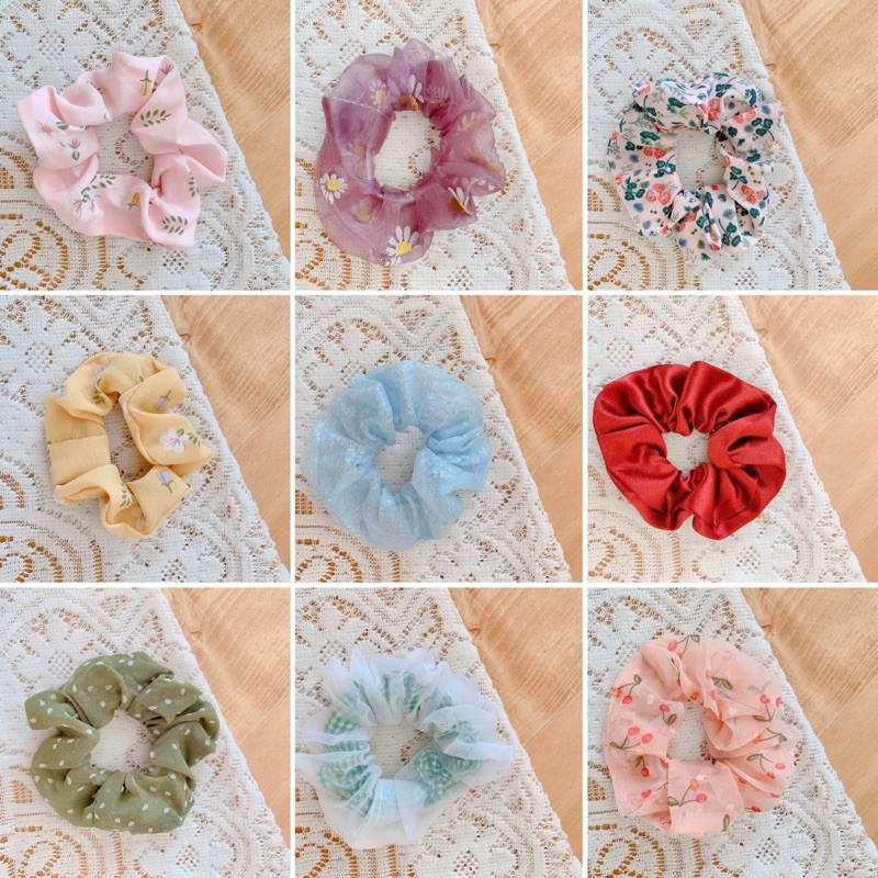 Cột tóc srunchies Hàn Quốc xinh xắn (C078)