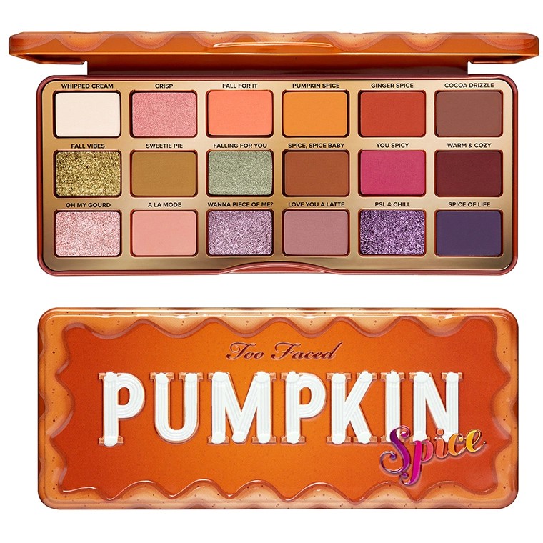 Too Faced Holiday 2020 - Bảng Phấn Mắt Too Faced Pumpkin Spice Warm &amp; Spicy Eye Shadow Palette