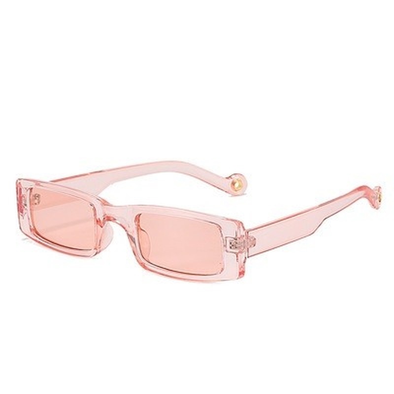Kính mát hình chữ nhật chống tia UV400 màu sắc ngọt ngào thời trang cho nữ