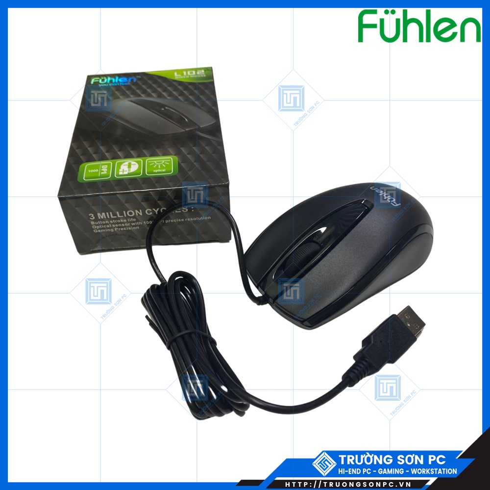 Chuột Máy Tính FUHLEN LM102/ DAREU LM130 LM066 Gaming (USB) | Chính Hãng Bảo Hành 24 Tháng