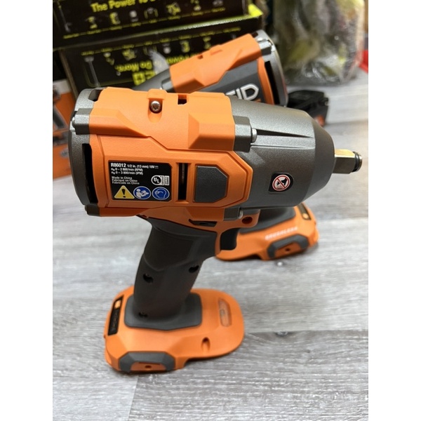 Thân máy bulong ridgid 18v R86012