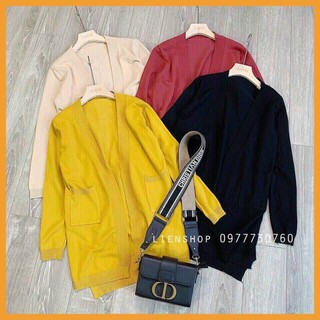 Áo khoác big size cardigan ( hình thật)