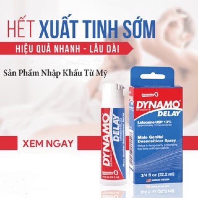 Xịt DYNAMO DELAY kéo dài thời gian