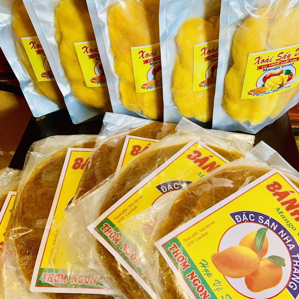 Bánh xoài Nha Trang | 500G Bánh Xoài dẻo Loại 1 | Hàng loại 1 | Chuẩn VSATTP | Đồ ăn vặt | Đặc sản | BigBuy360 - bigbuy360.vn