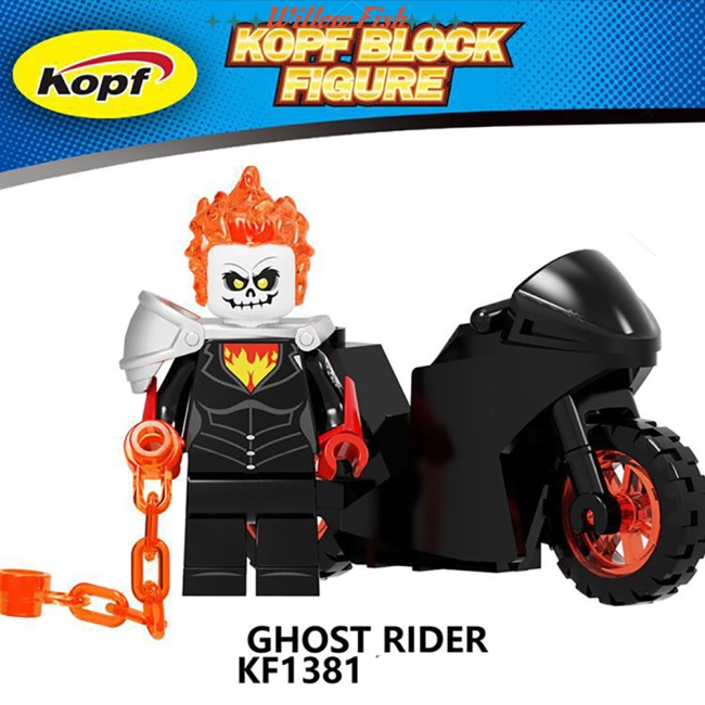 Mô Hình Lego Xe Mô Tô Ma Rider Độc Đáo