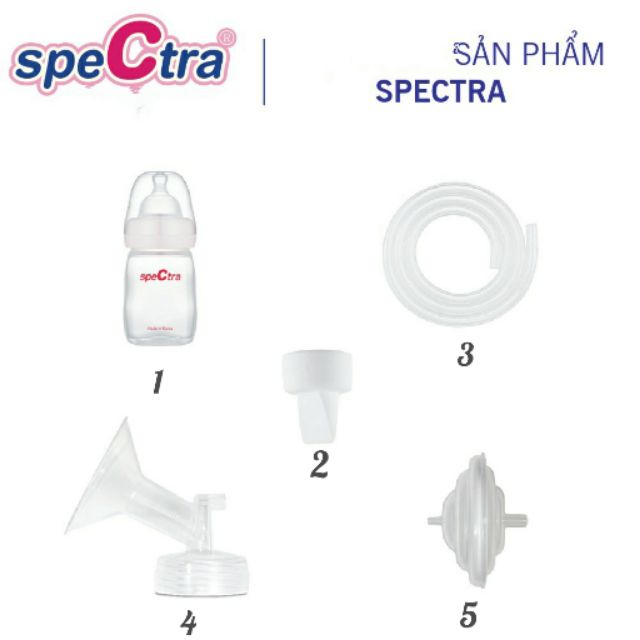 (Chính hãng) Tách lẻ - Phụ kiện Spectra - thay thế máy hút sữa điện S1, S2 , Q, M1, M2, 9S, 9P - Hàn Quốc