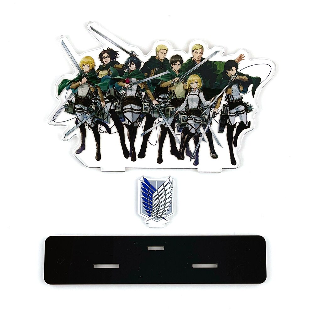 Shingeki no Kyojin Attack on Titan Mikasa Eren Armin Levi Erwin Hange acrylic stand figure toy