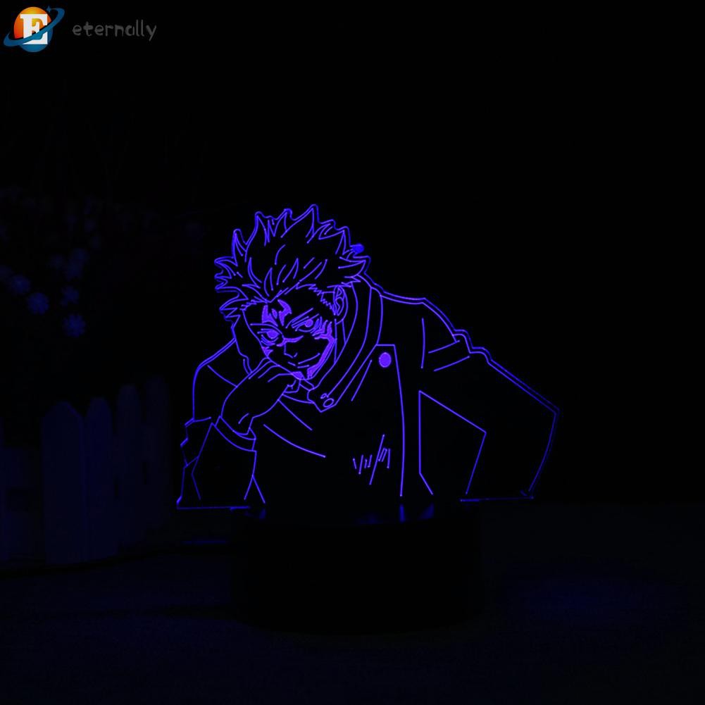 Đèn Ngủ Led 3d Hình Nhân Vật Anime Có Điều Khiển Từ Xa