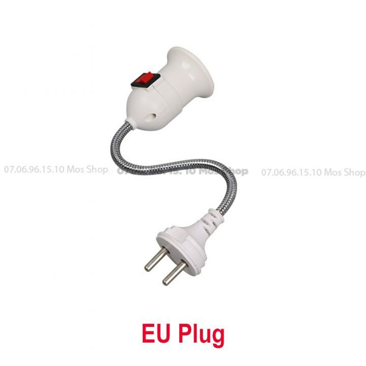 Đuôi đèn lò xo ⚡⚡1 đổi 1⚡⚡ có công tắc xoay 360 độ, linh hoạt điều chỉnh  Mos Shop