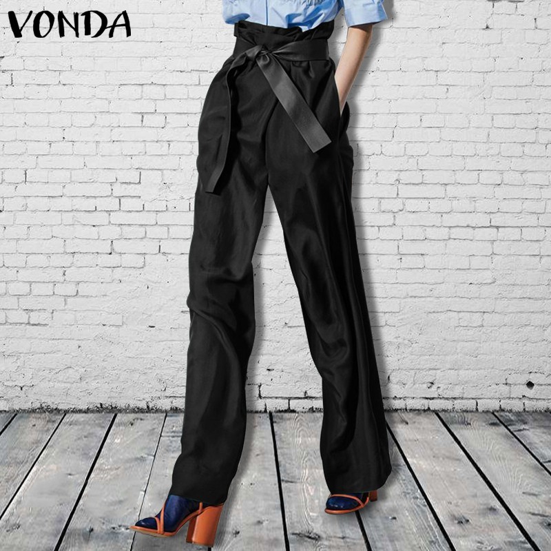 Quần VONDA Ống Rộng Lưng Cao Thanh Lịch Cho Nữ | BigBuy360 - bigbuy360.vn