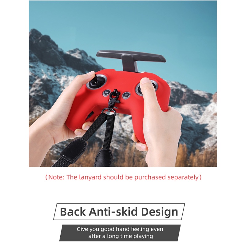 Vỏ Silicone Bảo Vệ Điều Khiển Từ Xa Chống Thất Lạc Cho FPV Com