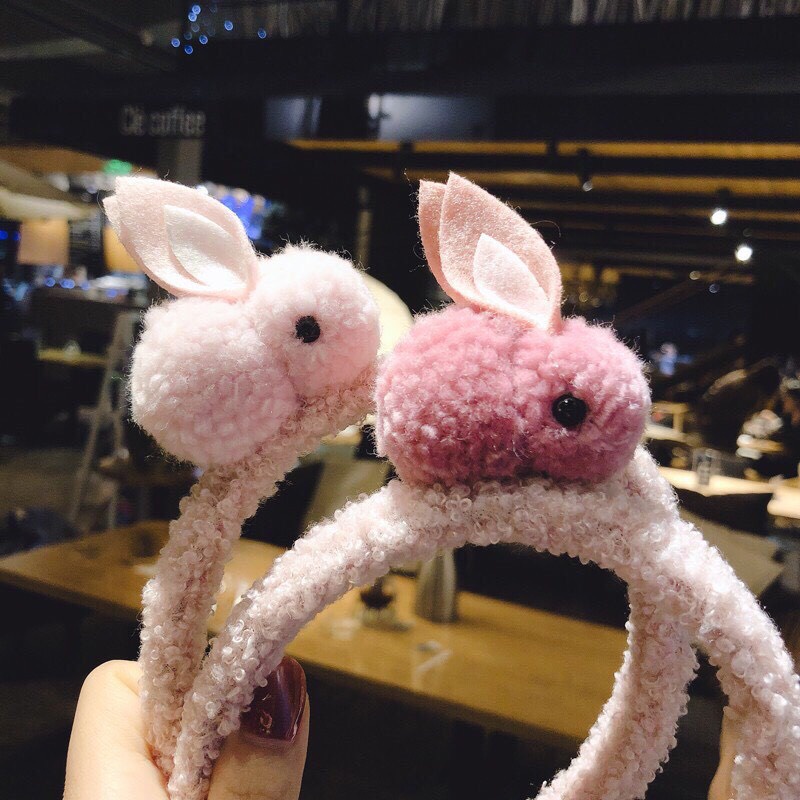 Bờm Cài Tóc Hình Thỏ Dễ Thương Xinh Xắn