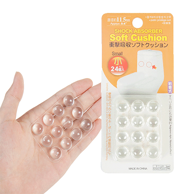 Bộ 24 miếng đệm không gây tiếng nhựa resin tổng hợp mềm chống va chạm và trượt cho phòng tắm