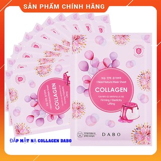 Mặt nạ Tinh chất Collagen Cao cấp – DABO I NEED NATURE COLLAGEN( combo 10 miếng)