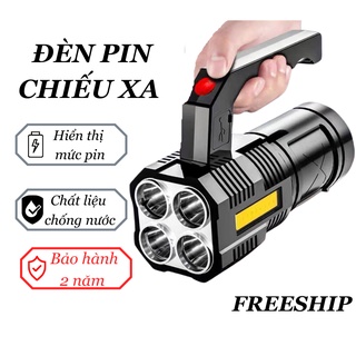 Đèn Pin Cầm Tay, Đèn Pin Siêu Sáng Chống Nước, Tích Điện Tiện Lợi COCA T
