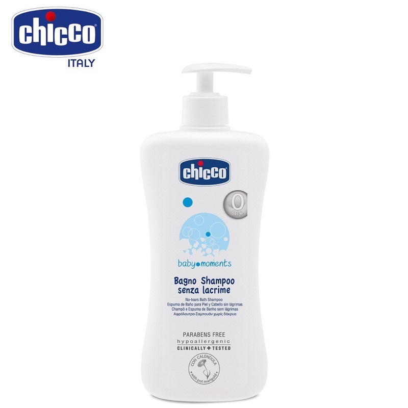 Sữa tắm gội Chicco chai 200ml và 500ml