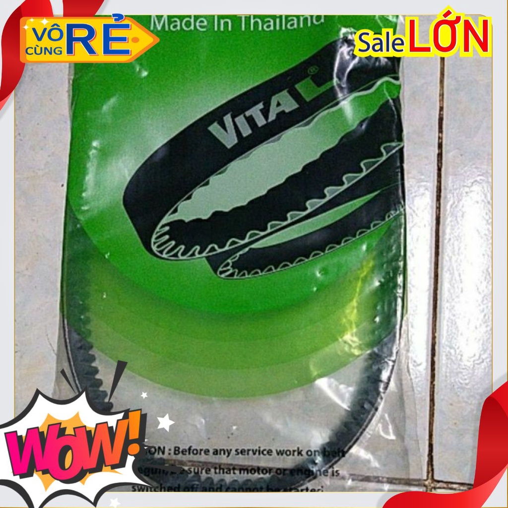 - Dây curoa truyền động chính hãng Vital cho xe Vespa Piaggio 2v, lx125, Liberty 2v...