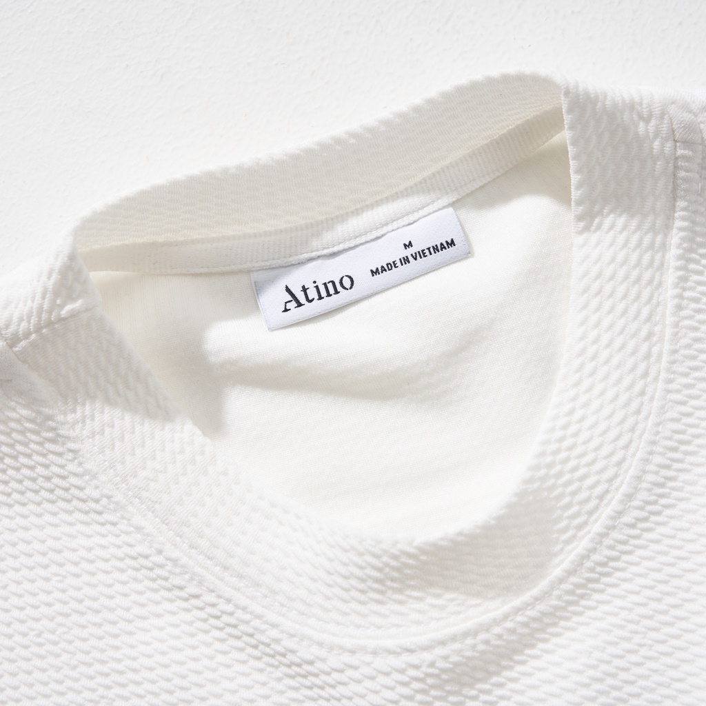 Áo Thun Cộc Tay Túi Hộp ATINO chất liệu Cotton Cao Cấp Hàn Quốc form Regular AP2.2004