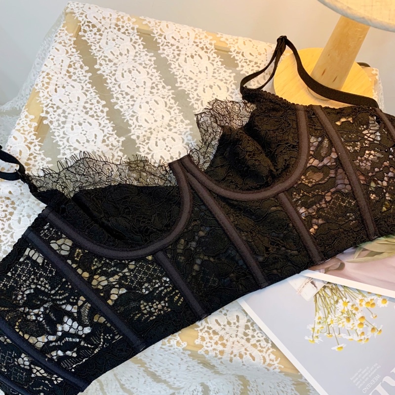 ÁO CORSET REN 2 DÂY CÓ GỌNG