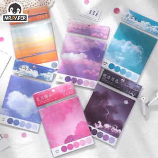 Set 10 dot stickers aesthetics sky