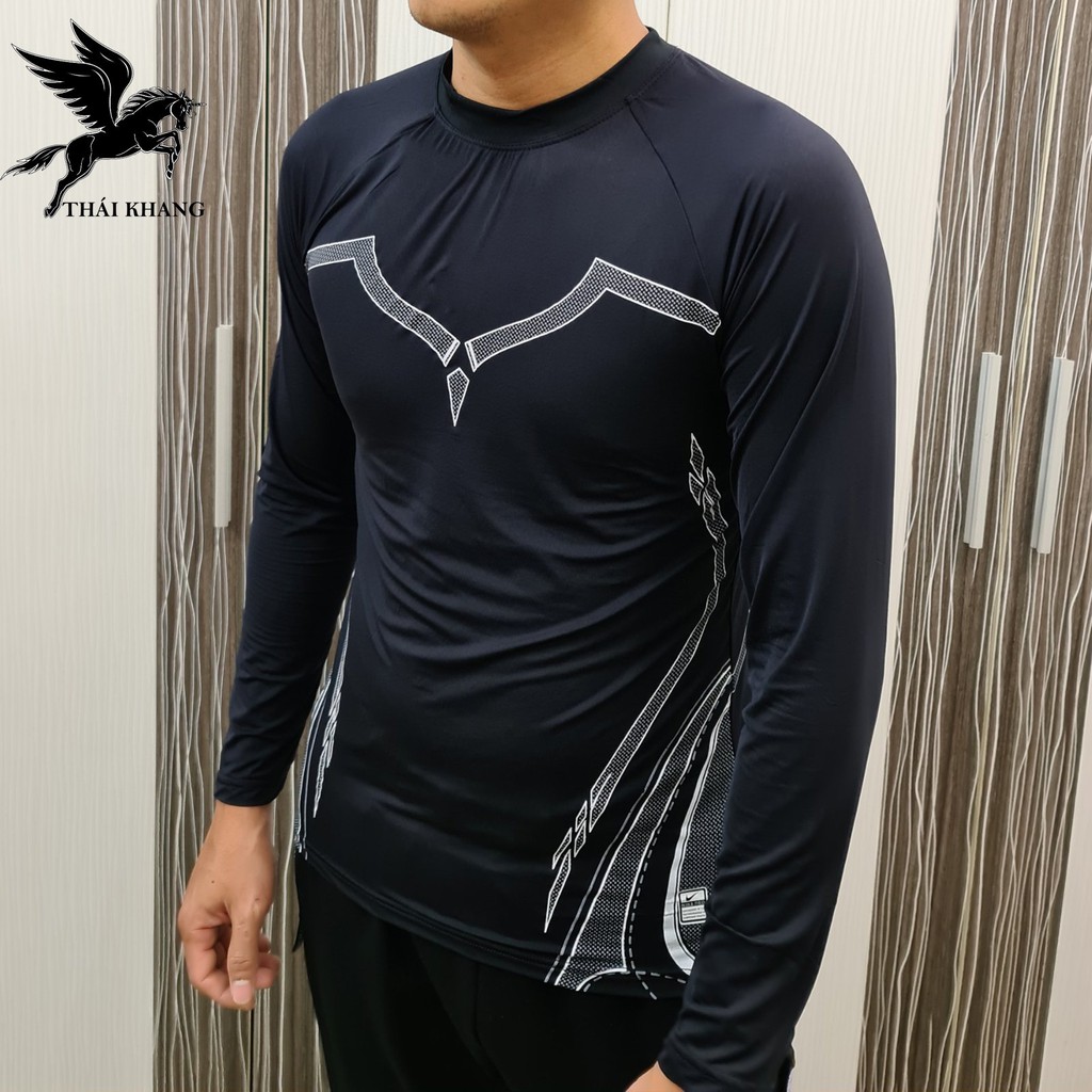 Áo giữ nhiệt nam thể thao dài tay nhiều màu có size dưới 75kg | BigBuy360 - bigbuy360.vn