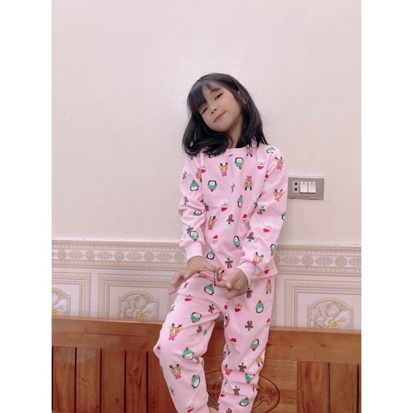 Bộ nỉ bông xuất dư cho bé trai bé gái