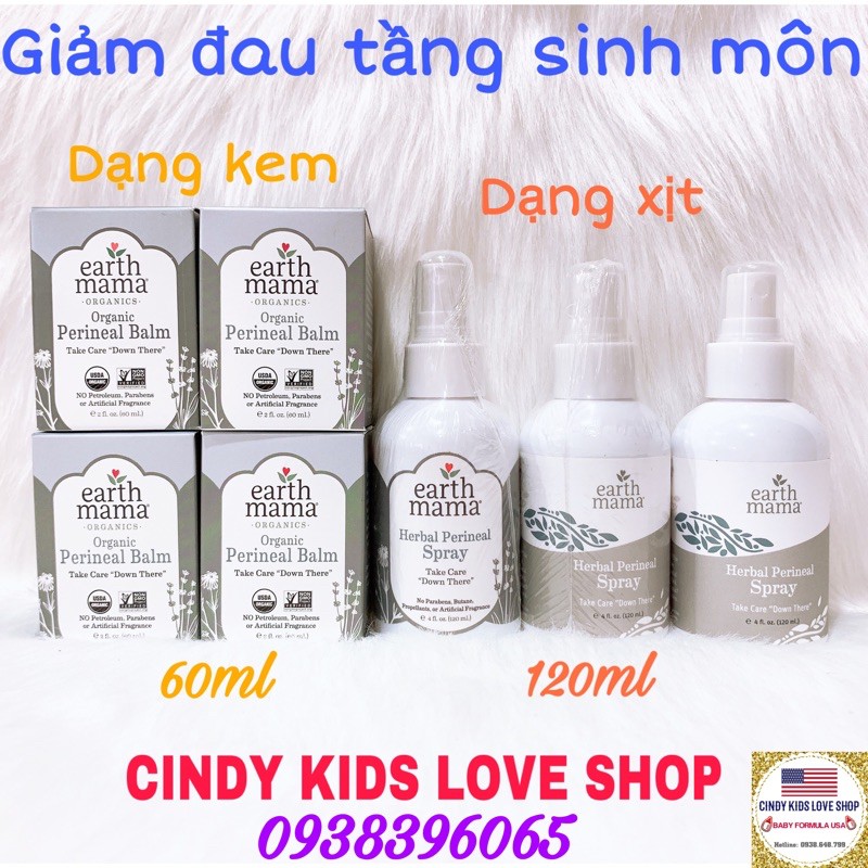 Dạng Kem/Xịt Giảm Đau Tầng Sinh Môn