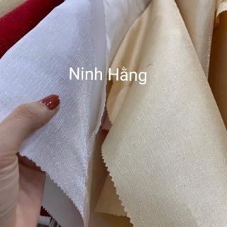 Vải tafta nhũ đủ màu đẹp