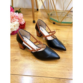 (Order 7-10 ngày) Giày cao gót da mềm công sở 5p size 35-40 (BB)