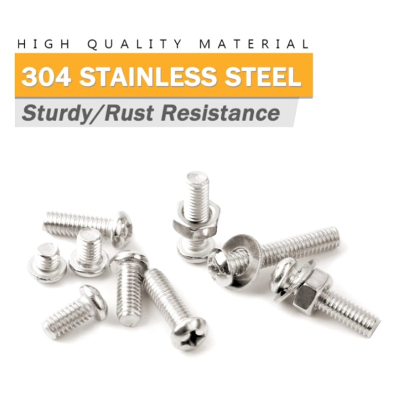 Bộ 810 Ốc Vít Phillips M3 Phẳng Tự Tháo Rời