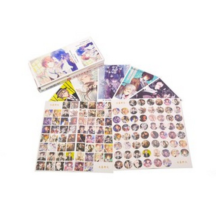 Hộp ảnh Postcard Bungou Stray Dogs Văn hào lưu lạc tập 620 có ảnh dán lomo postcard bưu thiếp anime chibi