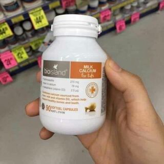 Viên uống Calcium Milk Bioisland 90v Úc