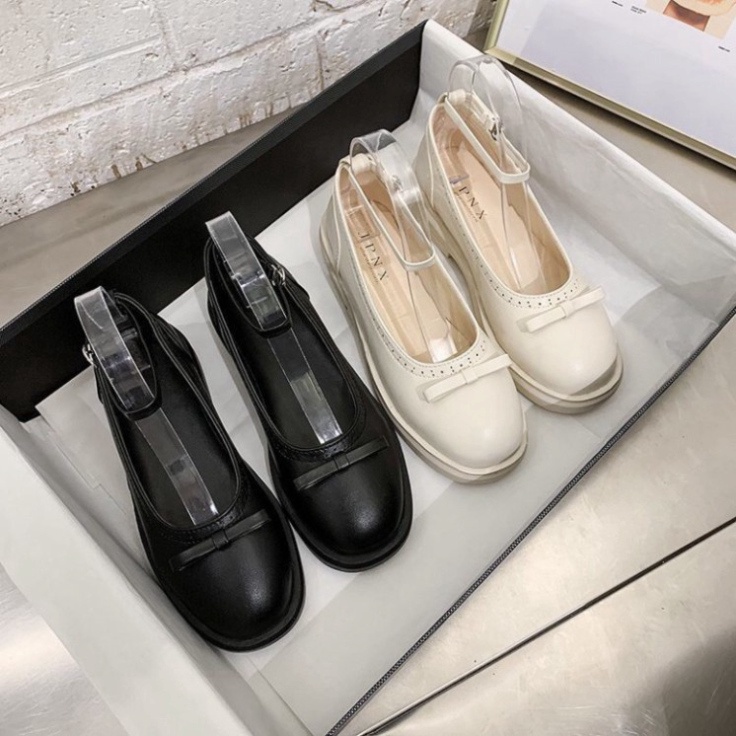 Giày búp bê marryjane nơ phong cách lolita G045