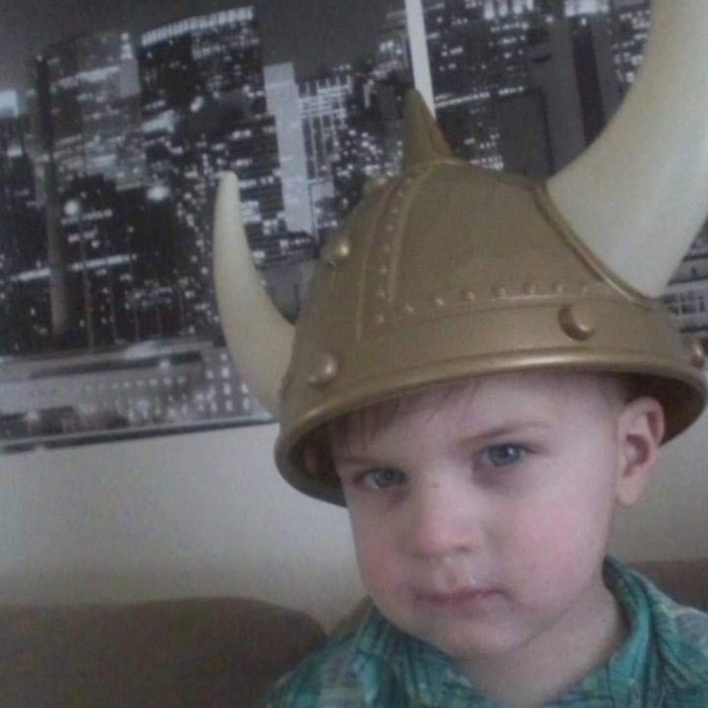 ✿ Nón Bảo Hiểm Hóa Trang Halloween Phong Cách Viking