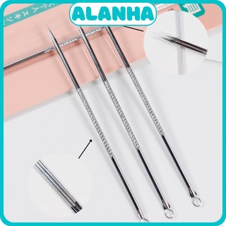 Que nặn mụn thép không gỉ - Que nặn mụn 2 đầu tiện dụng Alanha
