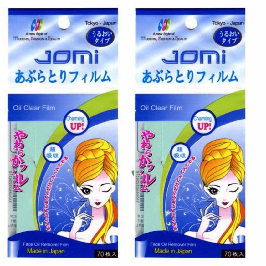 Bộ 02 Gói giấy thấm dầu Jomi Oil Clear Film - Nhật Bản