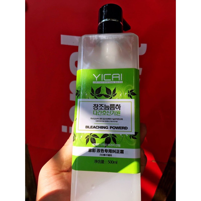 Bóc Rửa Màu Tóc Đỏ + Đen + Xanh + Tím Yicai | 500ml | Chính Hãng