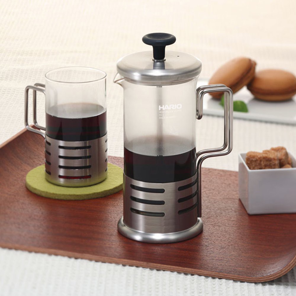 BÌNH PHA CÀ PHÊ KIỂU PHÁP HARIO FRENCH PRESS HARIOR BRIGHT THJN -2HSV – 300ML