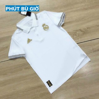 Áo Thun Nam Cao Cấp Thể Thao REAL/ CLB REAL/ Áo Polo Nam Cao Cấp - Phút Bù Giờ Sports