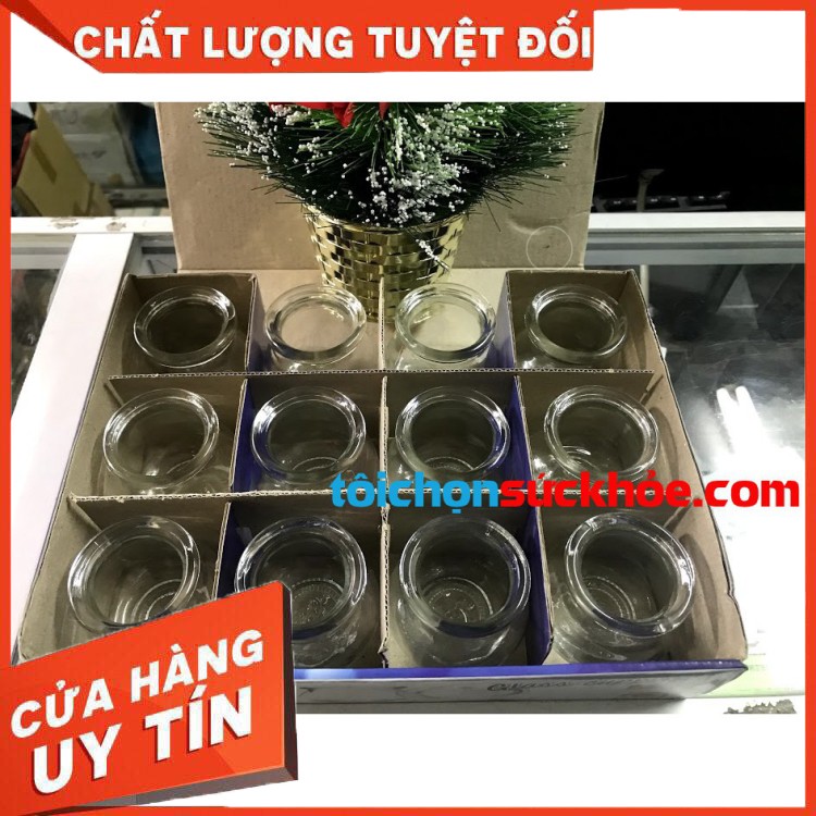 Ống giác hơi thủy tinh 12 cốc - giác hơi dùng lửa