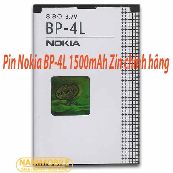 Pin Nokia E52, E55, E61i, E63, E71, E71x, E72, E73, E90, N97, N810, BP-4L 1500mAh zin chính hãng