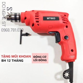 Khoan lõi đồng mt603 tặng mũi khoan - bh 12 tháng