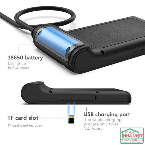 [Mã 267ELSALE hoàn 7% đơn 300K] Camera nội soi công nghiệp FullHD LCD 4.3inch inskam 129 | BigBuy360 - bigbuy360.vn